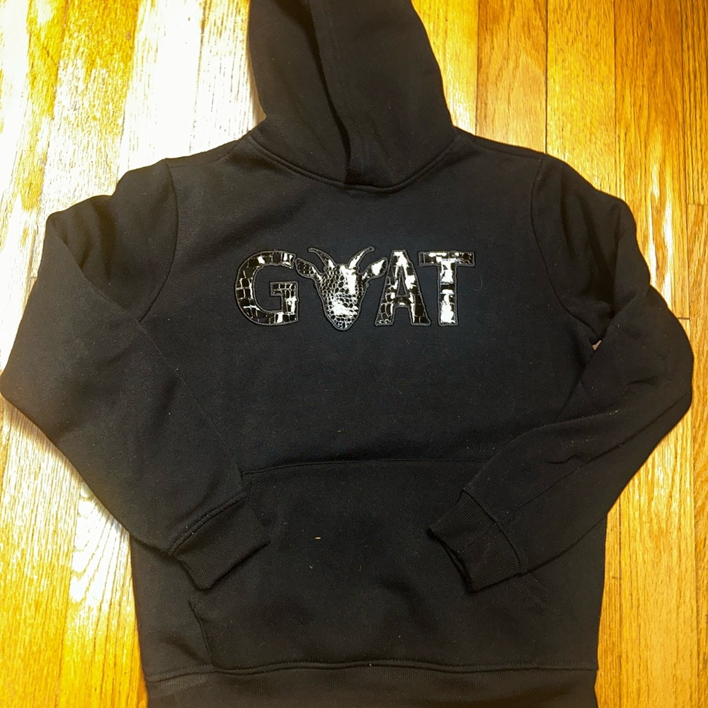 Kids Black GOAT Hoodie